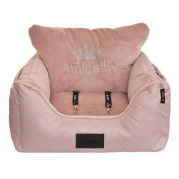 Amibelle Dog Car Seat Mjuk Design Bella Pink